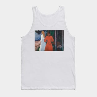 Red and White by Edvard Munch Tank Top